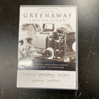 Greenaway - 4 DVD Collection 4DVD (VG-VG+/M-) -draama-